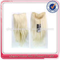 Qingdao Hair Factory Wholesale Tangle Free India Remy Virgin Hair Kinky Straight Half Wig